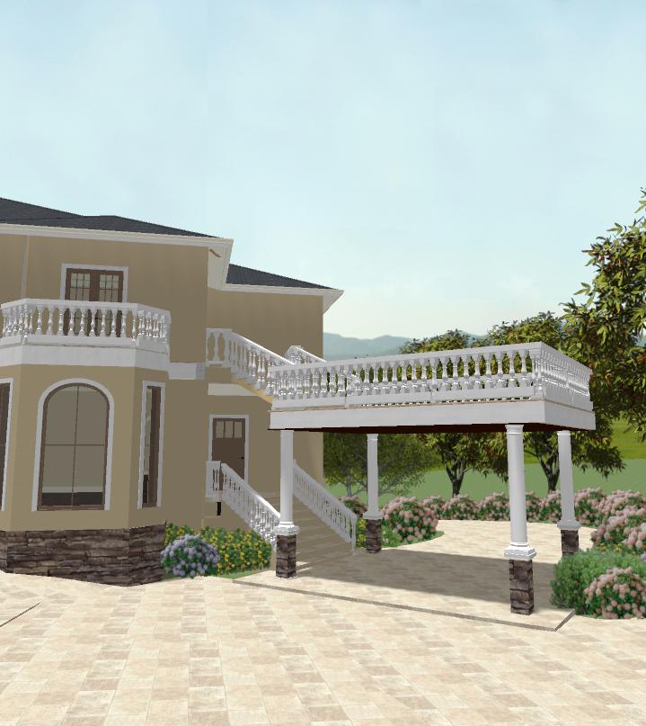 Saya Estate - Porch Detail